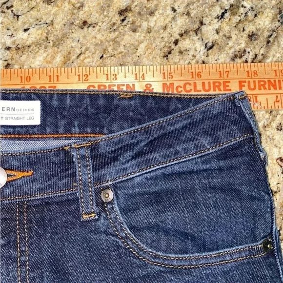 Lee Modern Jeans Straight Fit Straight Leg Size 34 Length 32 Excellent Condition - Picture 7 of 8
